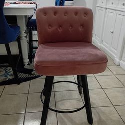 2 Bar Chairs Powder Pink New Never Been Open