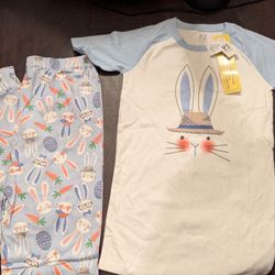 NWT Easter Bunny Pajamas