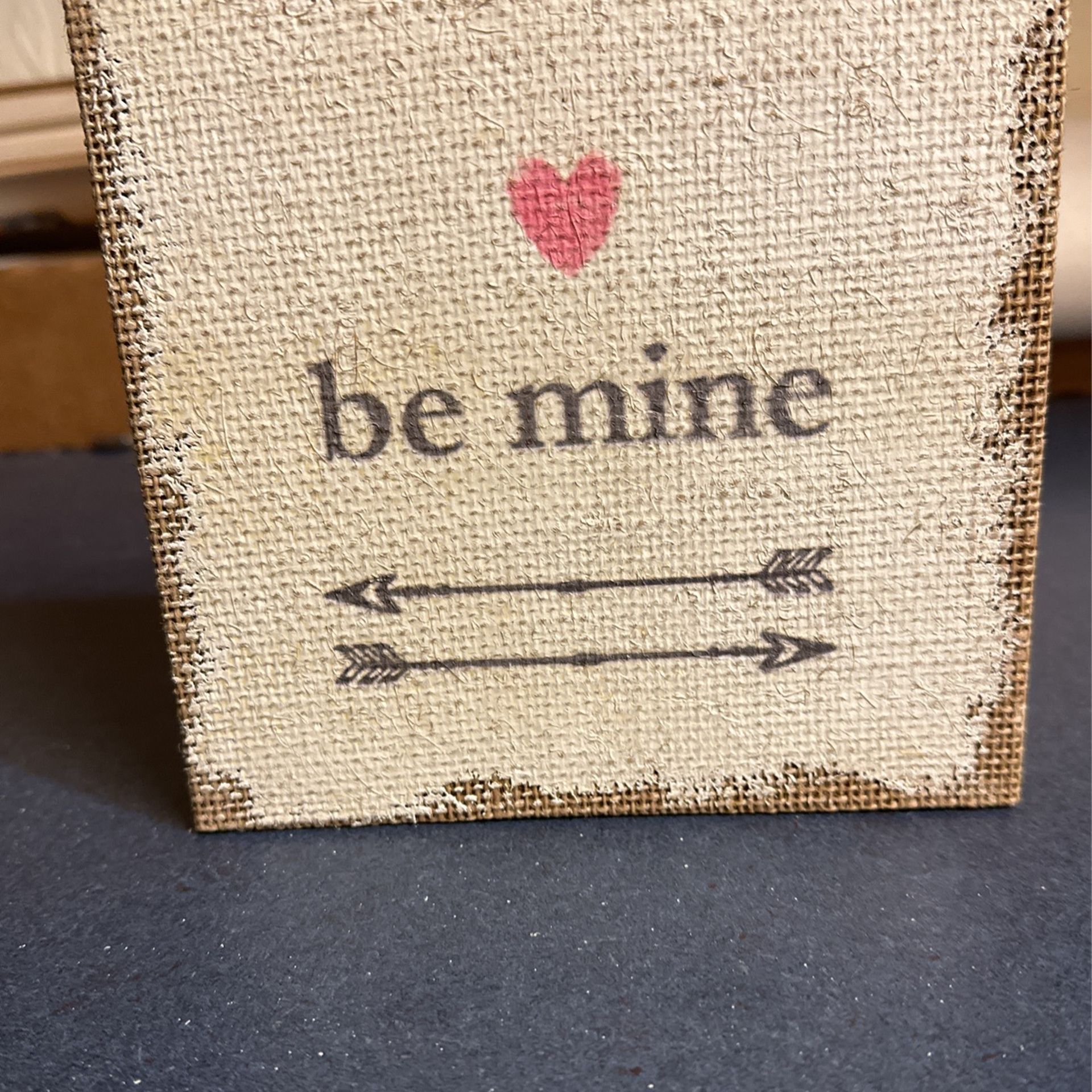 Be Mine Art On Wooden Canvas