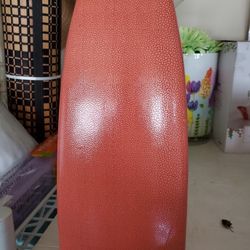 Orange  Triangular Vase