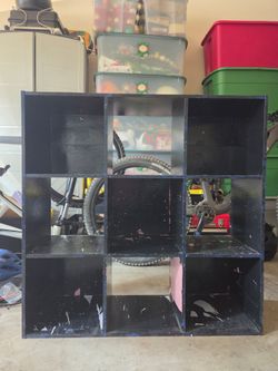 Free 9 cubby shelves