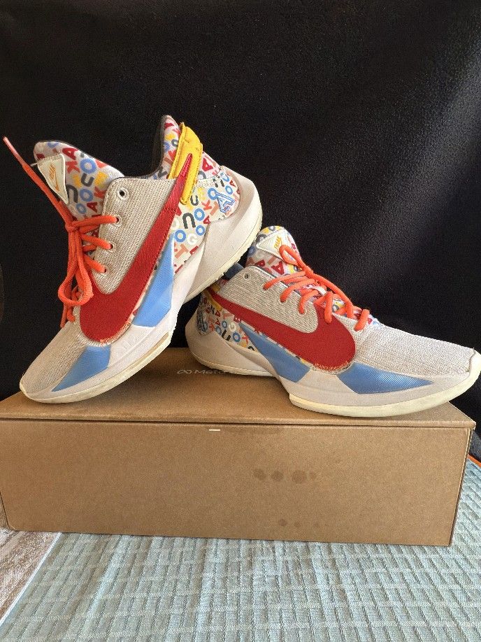 NIKE ZOOM FREAK ALPHABET SOUP SIZE 10*** - Main Image