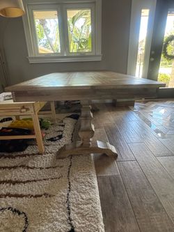 Pier one wood dining table