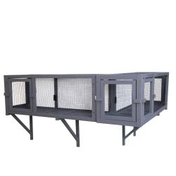 Wall-Mounted Cat Tunnel with 2 Modular Sections
