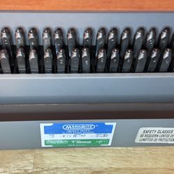 Mark Rite Heavy Duty Alloy Steel Stamp