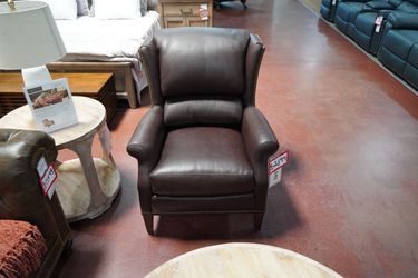 Leather Wing Chair — Whittemore-Sherrill 