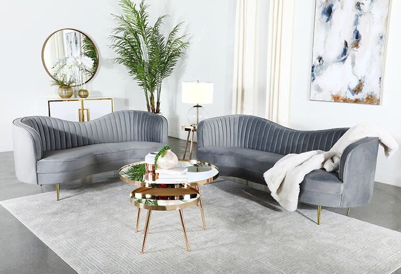 2 PCS Sofa And Love Seat In Offer 🔥🔥🔥