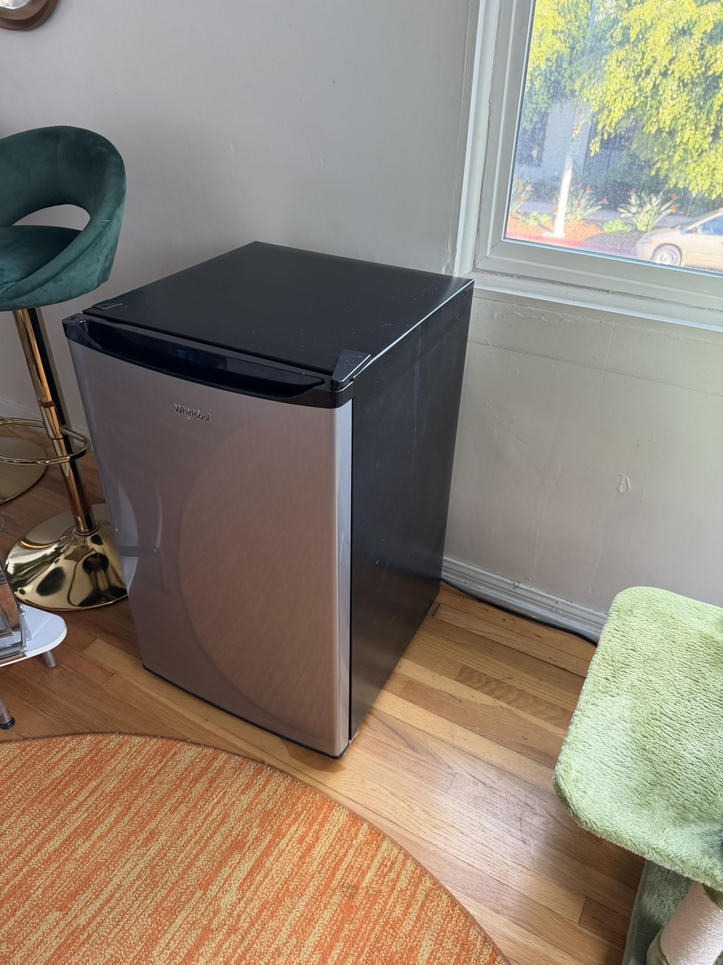 Whirlpool Stainless Steel Mini Fridge