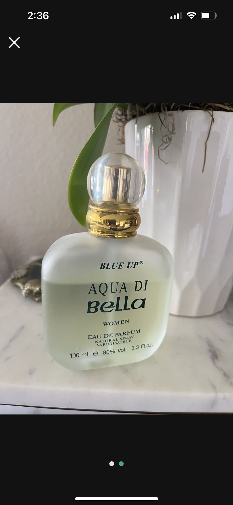 Aqua Di Bella Womens Perfume. 3.3 Full Oz 