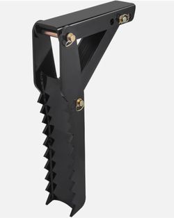 32 inch Backhoe Excavator Thumb Attachments Weld On Adjustable Boom Tractor Excavator 1/2Inch Teeth Thick Steel Plate Assembly 12MM Bolt-On Design