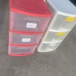 Plastic Containers.   $12. Each. 