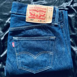 Dark Blue Levi 501’s 