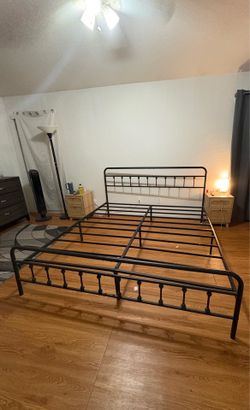 King Size Metal Bed Frame