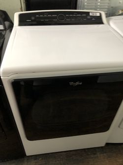 White Whirlpool Cabrio Dryer
