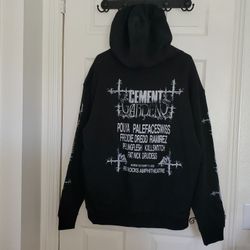 Cement Gardens Music Festival Hoodie - L - Red Rock Ampitheatre, CO - ft. Pouya, Paleface Swiss, Ramirez, Freddie Dredd & etc