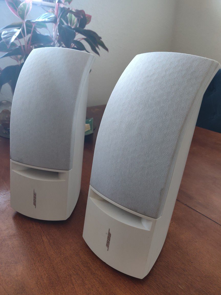 Two Bose speakers