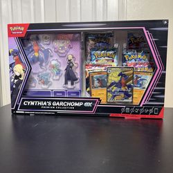 Pokemon TCG: Cynthia’s Garchomp ex Premium Collection box Sealed