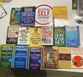 16 Book Lot Business Self Help Leadership Dale Carnegie Strategy Management