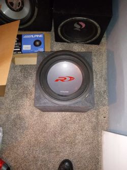Alpine Type R 12" Subwoofer In Box