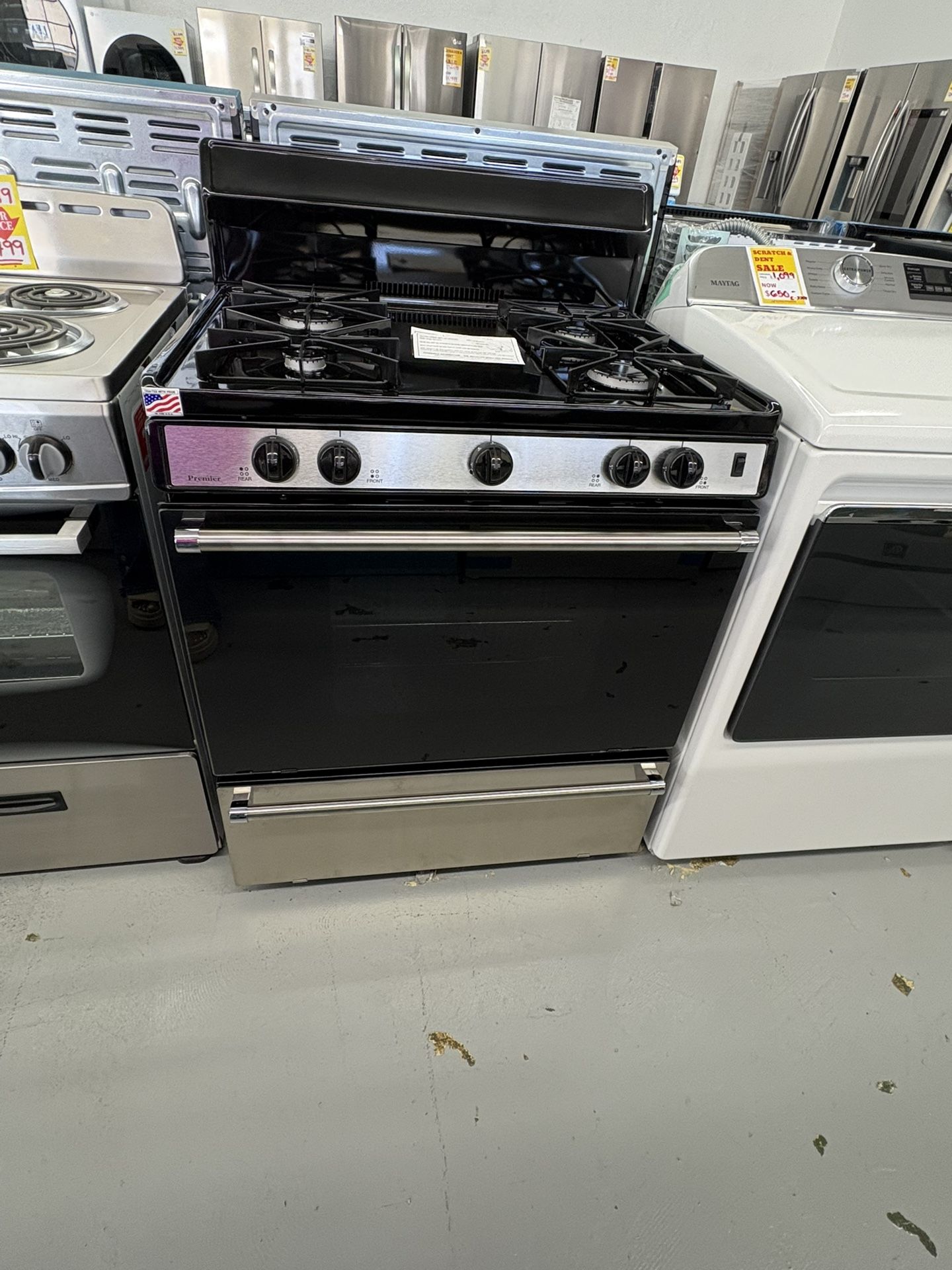 Premier 30” Stove Gas / 1 Years Warranty