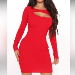 FashionNova Red Dress