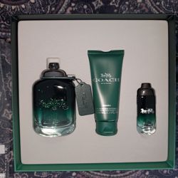 Coach Green 3.4 Oz Bottle Set