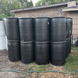 $20/ 55 Gallons Plastic . Good For:: Oil, Gas, Old Oil 
