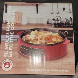 3L MULTI FUNCTION ELECTRIC COOKER CHEFS CORNER new I Can Deliver 
