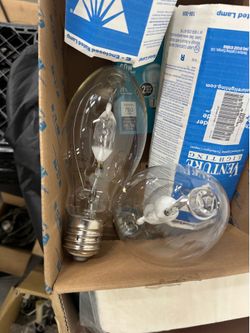 $20 FOR ALL Mixed Lot of Light Bulbs - 400W Metal Halide Venture & Halogen”