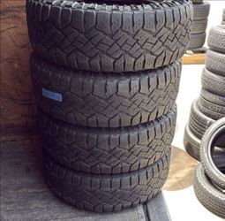 265 65 17 GoodYear Wrangler Duratac Set of 4 Used