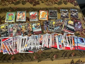115 Digimon cards Vintage and Newer ones 34 foil cards and 81 regular cards 34 Foil cards 81 Regular cards