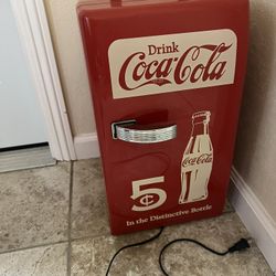 Coca Cola Mini Fridge Vintage 