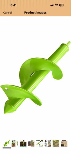 TCBWFY 4"x12" Auger Drill Bit for Planting and Digging Holes, Garden Plant Flower Bulb Rapid Bulb Planter Earth Auger Bit Post or Umbrella Hole Digger
