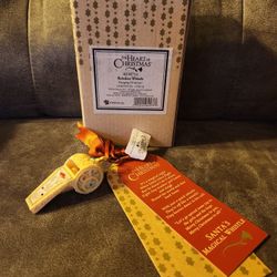 Heart of Christmas Enesco 2014 Reindeer Whistle Hanging Ornament (contact info removed) Rare