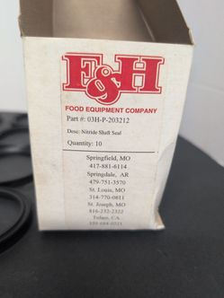 F & H Food Equipment Company OEM Nitride Shaft Seal