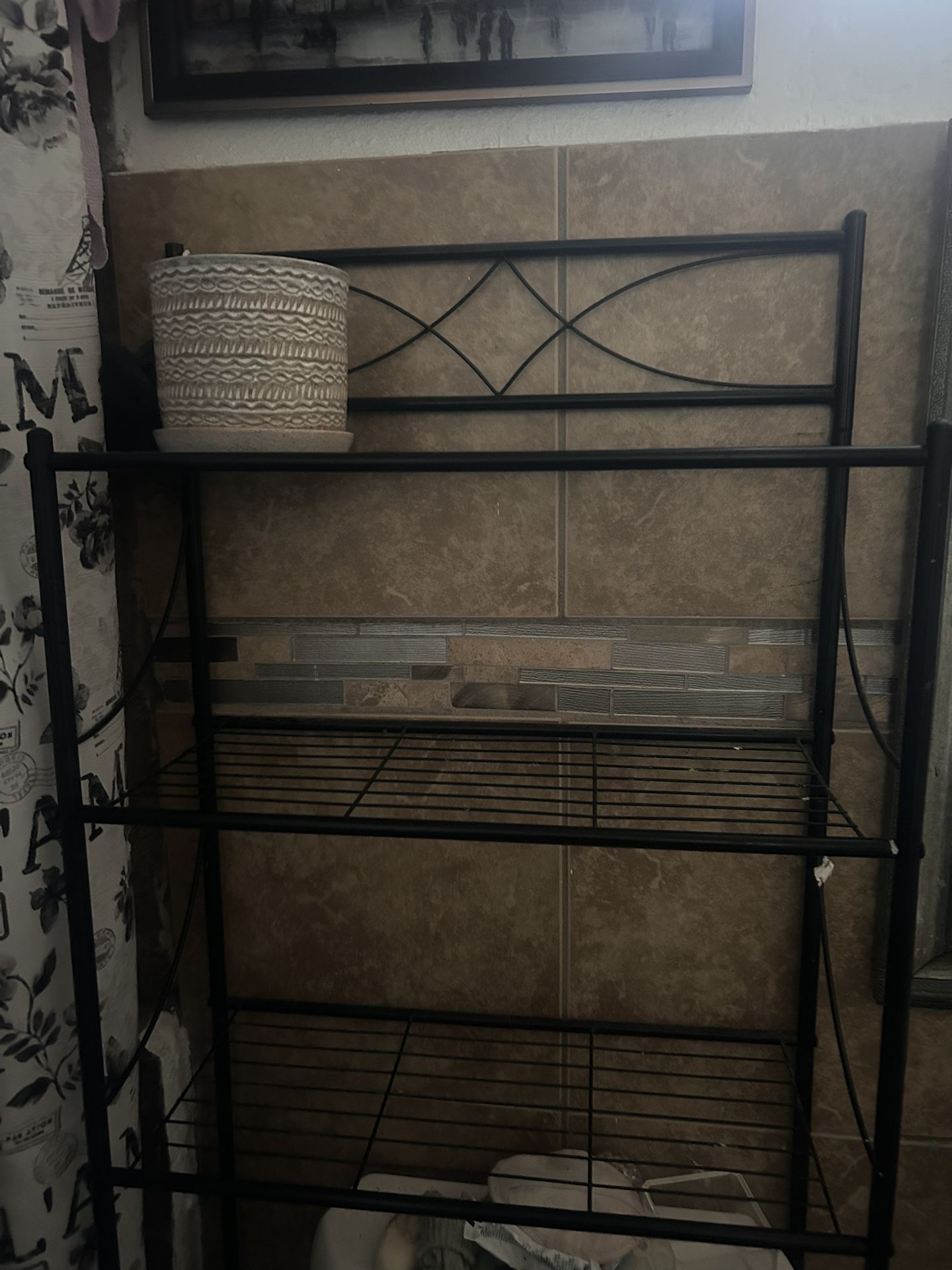 bathroom shelf