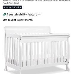 Convertible crib and day bed