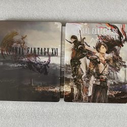 Final Fantasy XVI Custom made Steelbook Case only for PS4/PS5/Xbox (No Game) New