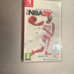 NBA 2K21 Nintendo Switch MicroSD Card