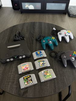 Nintendo 64 Console Bundle with Games and Controllers