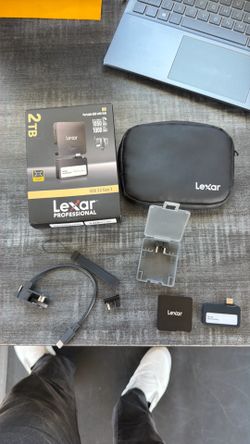 Lexar professional 2tb portable ssd with hub