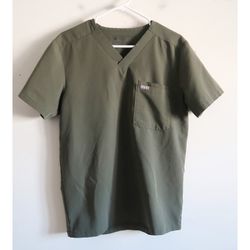 Forest Green FIGS Technical Collection Top - Size Small