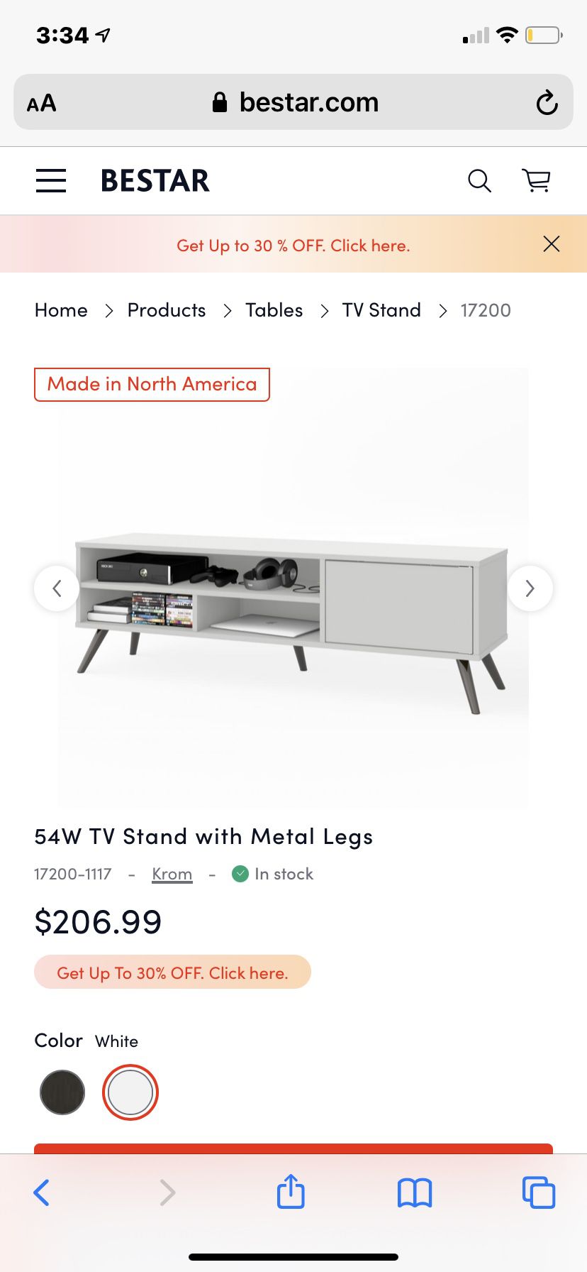 54” tv stand!! Brand new! Never opened or used.