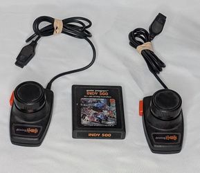 Indy 500 with driving controllers - Atari 2600