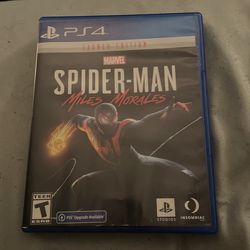 Spider-Man Miles Morales PS4