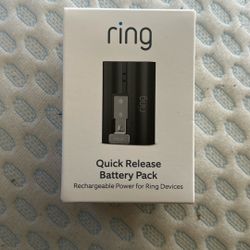 Ring Camera quick release battery pack