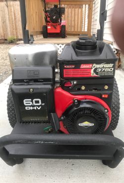 COLEMAN POWERMATE 3750 WATTS VATIOS MÁXIMOS