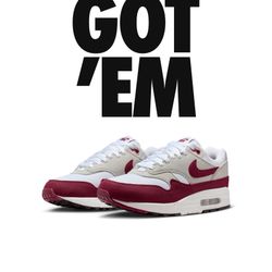 Size 10M Nike Air Max 1'87 x Stranger Things Men's Shoes