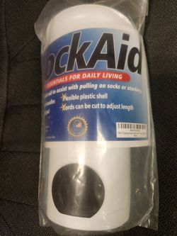 SOCK AID w/FOAM HANDLES