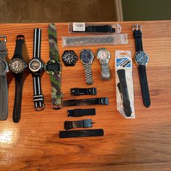 On assortment of watches